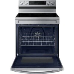 Samsung - 6.3 Cu. Ft. Freestanding Electric Convection+ Range With WiFi, No-Preheat Air Fry And Griddle - Stainless Steel -KitchenAid Shop 1fb83b23 616c 5606 a8cf e2e4404961dc