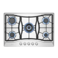Empava 30 In Gas Cooktop Stainless Steel Built-in 5 Sabaf Burners Stove - 30inch