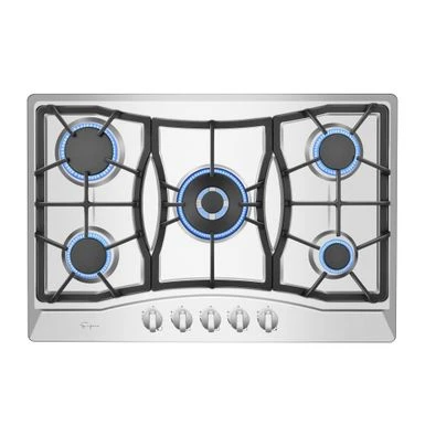 Empava 30 In Gas Cooktop Stainless Steel Built-in 5 Sabaf Burners Stove - 30inch 3 Empava 30 In Gas Cooktop Stainless Steel Built-in 5 Sabaf Burners Stove - 30inch