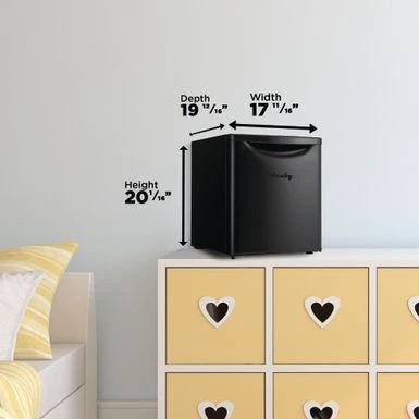 Danby DAR017A3BDB-6 1.7 Cu. Ft. Compact Fridge In Black 8 Danby DAR017A3BDB-6 1.7 Cu. Ft. Compact Fridge In Black - Image 6