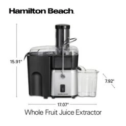 Hamilton Beach Whole Fruit Juice Extractor - Silver 19 Hamilton Beach Whole Fruit Juice Extractor - Silver -KitchenAid Shop 20fe1da8 725e 4585 a9b8 8c87cf604956