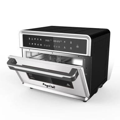 MegaChef 10 In 1 Electronic Multifunction 360 Degree Hot Air Technology Countertop Oven In White - 25 Liter - White - 25 Liter 4 MegaChef 10 In 1 Electronic Multifunction 360 Degree Hot Air Technology Countertop Oven In White - 25 Liter - White - 25 Liter - Image 2