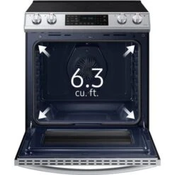 Samsung - 6.3 Cu. Ft. Front Control Slide-In Electric Convection Range With Air Fry & Wi-Fi, Fingerprint Resistant - Stainless Steel -KitchenAid Shop 230f432f 24e5 52cb 8ff8 f66613653ce4