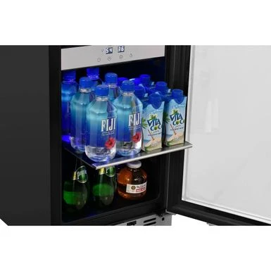 TITAN Signature 15 In. 8-Bottle And 40-Can Stainless Steel Single Door Dual Zone Built-In Wine And Beverage Cooler - SS-WB150840DZ 7 TITAN Signature 15 In. 8-Bottle And 40-Can Stainless Steel Single Door Dual Zone Built-In Wine And Beverage Cooler - SS-WB150840DZ - Image 5