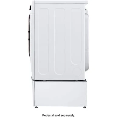 LG - 7.4 Cu. Ft. Stackable Smart Electric Dryer With Steam And Built-In Intelligence - White 6 LG - 7.4 Cu. Ft. Stackable Smart Electric Dryer With Steam And Built-In Intelligence - White - Image 4