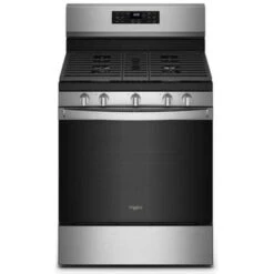 Whirlpool 5 Cu. Ft. Fingerprint Resistant Stainless Steel 5-in-1 Air Fry Gas Range