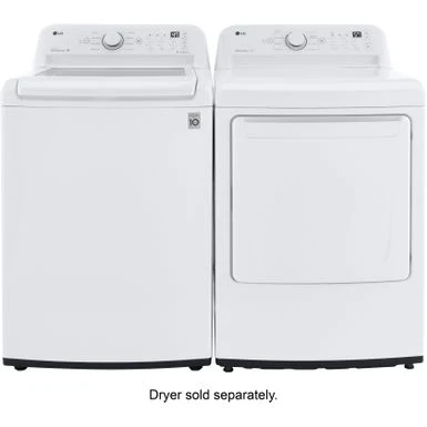 LG - 4.5 Cu. Ft. Smart Top Load Washer With Vibration Reduction And TurboDrum Technology - White 9 LG - 4.5 Cu. Ft. Smart Top Load Washer With Vibration Reduction And TurboDrum Technology - White - Image 7