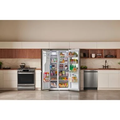LG - 27 Cu. Ft. Side-by-Side Smart Refrigerator With Craft Ice And InstaView - Stainless Steel 7 LG - 27 Cu. Ft. Side-by-Side Smart Refrigerator With Craft Ice And InstaView - Stainless Steel - Image 5