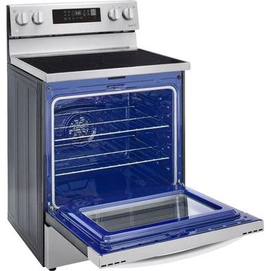 LG - 6.3 Cu. Ft. Smart Freestanding Electric Convection Range With Easy Clean, Air Fry And WideView Window - Stainless Steel 12 LG - 6.3 Cu. Ft. Smart Freestanding Electric Convection Range With Easy Clean, Air Fry And WideView Window - Stainless Steel - Image 10