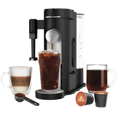 Ninja - Pods & Grounds Specialty Single-Serve Coffee Maker, K-Cup Pod Compatible With Built-In Milk Frother - Black 3 Ninja - Pods & Grounds Specialty Single-Serve Coffee Maker, K-Cup Pod Compatible With Built-In Milk Frother - Black