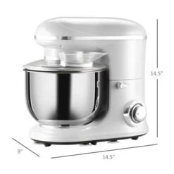 HOMCOM Stand Mixer With Splash Guard, Electric Hand Mixer Set With 6 Qt. Large Mixing Bowl - 14.5" X 9" X 14.5" - White 33 HOMCOM Stand Mixer With Splash Guard, Electric Hand Mixer Set With 6 Qt. Large Mixing Bowl - 14.5" X 9" X 14.5" - White -KitchenAid Shop 27183ed2 78a9 4494 a41f 9ec7cc56c9f7
