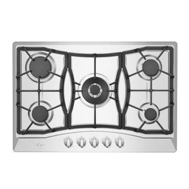 Empava 30 In Gas Cooktop Stainless Steel Built-in 5 Sabaf Burners Stove - 30inch 4 Empava 30 In Gas Cooktop Stainless Steel Built-in 5 Sabaf Burners Stove - 30inch - Image 2