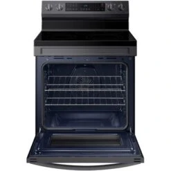 Samsung 6.3-Cu. Ft. Smart Freestanding Electric Range With No-Preheat Air Fry And Convection, Brushed Black -KitchenAid Shop 2864ea1f 3846 4321 8426 5dac2d1a5d11