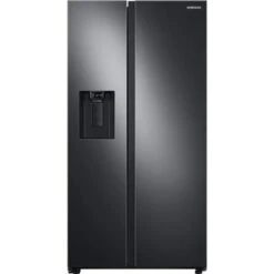Samsung - 27.4 Cu. Ft. Side-by-Side Refrigerator With Large Capacity - Black Stainless Steel