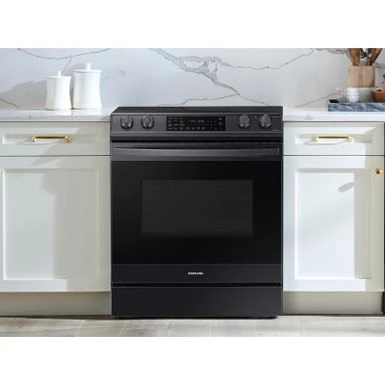 Samsung 6.3-Cu. Ft. Front Control Slide-In Electric Range With Convection, Brushed Black 8 Samsung 6.3-Cu. Ft. Front Control Slide-In Electric Range With Convection, Brushed Black - Image 6