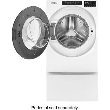 Whirlpool - 4.5 Cu. Ft. High-Efficiency Stackable Front Load Washer With Steam And Tumble Fresh - White 20 Whirlpool - 4.5 Cu. Ft. High-Efficiency Stackable Front Load Washer With Steam And Tumble Fresh - White - Image 18