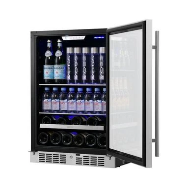 TITAN Transcend 24 In. 84 Can And 13 Bottle Built-In Beverage And Wine Cooler - 24 Inch 6 TITAN Transcend 24 In. 84 Can And 13 Bottle Built-In Beverage And Wine Cooler - 24 Inch - Image 4