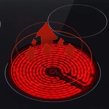 30-in 5 Elements Radiant Electric Cooktop With Keep Warm Element - 30" - Black 11 30-in 5 Elements Radiant Electric Cooktop With Keep Warm Element - 30" - Black - Image 9