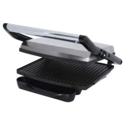 Brentwood Compact Non-Stick Panini Press & Sandwich Maker - Stainless Steel