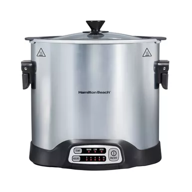 Hamilton Beach - 10qt Sear & Cook Stockpot Slow Cooker Silver 4 Hamilton Beach - 10qt Sear & Cook Stockpot Slow Cooker Silver - Image 2