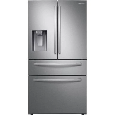 Samsung - 22.6 Cu. Ft. 4-Door French Door Counter Depth Refrigerator With FlexZone Drawer - Stainless Steel 3 Samsung - 22.6 Cu. Ft. 4-Door French Door Counter Depth Refrigerator With FlexZone Drawer - Stainless Steel