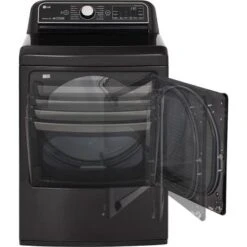 LG - 7.3 Cu. Ft. Smart Gas Dryer With Steam And Sensor Dry - Black Steel 27 LG - 7.3 Cu. Ft. Smart Gas Dryer With Steam And Sensor Dry - Black Steel -KitchenAid Shop 2d7c2981 633a 5efd 89d4 58219421301e