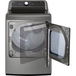 LG - 7.3 Cu. Ft. Smart Electric Dryer With EasyLoad Door - Graphite Steel 20 LG - 7.3 Cu. Ft. Smart Electric Dryer With EasyLoad Door - Graphite Steel -KitchenAid Shop 2dc1d545 042a 574d abe4 3cc171e27a30