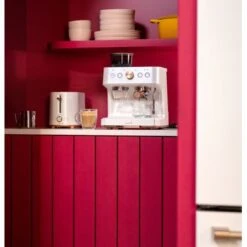 Café - Bellissimo Semi-Automatic Espresso Machine With 15 Bars Of Pressure, Milk Frother, And Built-In Wi-Fi - Matte White -KitchenAid Shop 2ed693f3 1473 5f3e 9d3e 877f778fd7e4