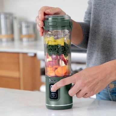 Ninja - Blast 18 Oz. Portable Blender - Forest Green 6 Ninja - Blast 18 Oz. Portable Blender - Forest Green - Image 4