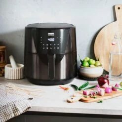 Bella Pro Series - 8-qt. Digital Air Fryer - Black Stainless Steel 14 Bella Pro Series - 8-qt. Digital Air Fryer - Black Stainless Steel -KitchenAid Shop 30037969 0736 54bc a2ec ae26a8434bc1