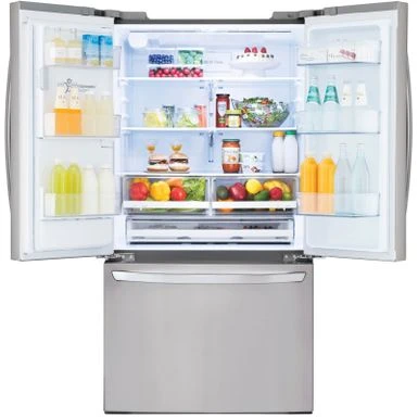 LG - 27.7 Cu. Ft. French Door Smart Refrigerator With External Ice And Water - Stainless Steel 6 LG - 27.7 Cu. Ft. French Door Smart Refrigerator With External Ice And Water - Stainless Steel - Image 4