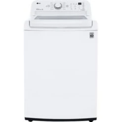 LG - 4.5 Cu. Ft. Smart Top Load Washer With Vibration Reduction And TurboDrum Technology - White
