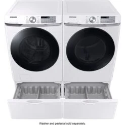 Samsung - 7.5 Cu. Ft. Stackable Smart Electric Dryer With Steam Sanitize+ - White 22 Samsung - 7.5 Cu. Ft. Stackable Smart Electric Dryer With Steam Sanitize+ - White -KitchenAid Shop 3191bbae 60fb 5680 9909 25b29339520b