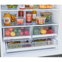 LG - 25.5 Cu. Ft. Bottom-Freezer Refrigerator With Ice Maker - Stainless Steel 39 LG - 25.5 Cu. Ft. Bottom-Freezer Refrigerator With Ice Maker - Stainless Steel -KitchenAid Shop 327f25de 1687 5a80 86d5 f1b6fb6374ae