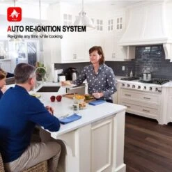 GASLAND Chef 48'' Gas Rangetop With Indicator Light 6 Deep Recessed Sealed Burners & Griddle Continuous Cast Iron Grates - Silver 13 GASLAND Chef 48'' Gas Rangetop With Indicator Light 6 Deep Recessed Sealed Burners & Griddle Continuous Cast Iron Grates - Silver -KitchenAid Shop 32cdce30 f982 4d06 b07a 2d4cd3221f13