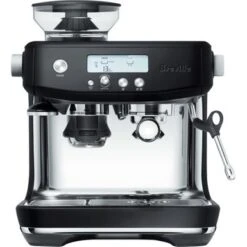 Breville - The Barista Pro Espresso Machine With 15 Bars Of Pressure, Milk Frother And Intergrated Grinder - Black Truffle