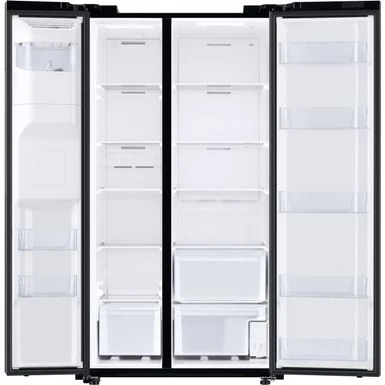 Samsung - 27.4 Cu. Ft. Side-by-Side Refrigerator With Large Capacity - Black Stainless Steel 18 Samsung - 27.4 Cu. Ft. Side-by-Side Refrigerator With Large Capacity - Black Stainless Steel - Image 16