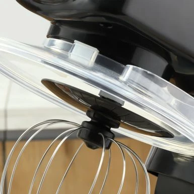 HOMCOM Stand Mixer With Splash Guard, Electric Hand Mixer Set With 6 Qt. Large Mixing Bowl - 15" X 7.25" X 13.5" - 15" X 7.25" X 13.5" - Black 11 HOMCOM Stand Mixer With Splash Guard, Electric Hand Mixer Set With 6 Qt. Large Mixing Bowl - 15" X 7.25" X 13.5" - 15" X 7.25" X 13.5" - Black - Image 9