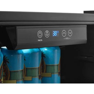 Insignia™ - 115-Can Beverage Cooler - Stainless Steel 8 Insignia™ - 115-Can Beverage Cooler - Stainless Steel - Image 6