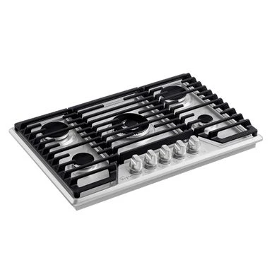 Pro-style 30 In. Built-in Gas Cooktop With 5 Sealed Burners - LPG Convertible In Stainless Steel - Silver 5 Pro-style 30 In. Built-in Gas Cooktop With 5 Sealed Burners - LPG Convertible In Stainless Steel - Silver - Image 3