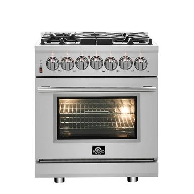 Forno 30 Inch Cossato Stainless Duel Fuel Electric Gas Range 3 Forno 30 Inch Cossato Stainless Duel Fuel Electric Gas Range