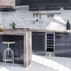 Newair 12" Built-In 19 Bottle Wine Fridge In Stainless Steel, With Precision Digital Thermostat And Premium Beech Wood Shelves - Black 16 Newair 12" Built-In 19 Bottle Wine Fridge In Stainless Steel, With Precision Digital Thermostat And Premium Beech Wood Shelves - Black -KitchenAid Shop 36a683d3 6f59 4fde 98f6 cf4a99d797b0
