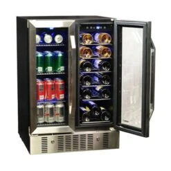 NewAir 18 Bottle/ 52 Can, Dual Zone Wine And Beverage Cooler - Black 24 NewAir 18 Bottle/ 52 Can, Dual Zone Wine And Beverage Cooler - Black -KitchenAid Shop 36d60fb5 baad 488f 83eb 8b8be26b5bb7