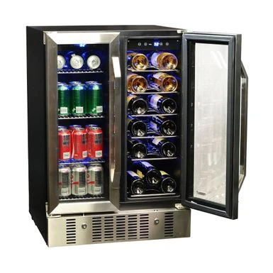 NewAir 18 Bottle/ 52 Can, Dual Zone Wine And Beverage Cooler - Black 12 NewAir 18 Bottle/ 52 Can, Dual Zone Wine And Beverage Cooler - Black - Image 10