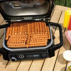 Ninja - Woodfire Outdoor Grill & Smoker, 7-in-1 Master Grill, BBQ Smoker, & Outdoor Air Fryer With Woodfire Technology - Grey 23 Ninja - Woodfire Outdoor Grill & Smoker, 7-in-1 Master Grill, BBQ Smoker, & Outdoor Air Fryer With Woodfire Technology - Grey -KitchenAid Shop 376e7dba 6227 5c4e 8999 277c6101c9af