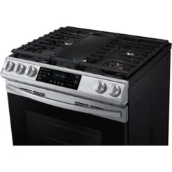 Samsung - 6.0 Cu. Ft. Front Control Slide-In Gas Convection Range With Air Fry & Wi-Fi, Fingerprint Resistant - Stainless Steel -KitchenAid Shop 383f6c9f 18a7 5f54 9831 ce3b2e78ad09