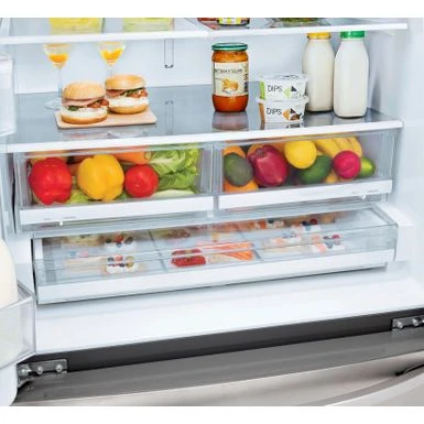 LG - 27.7 Cu. Ft. French Door Smart Refrigerator With External Ice And Water - Stainless Steel 17 LG - 27.7 Cu. Ft. French Door Smart Refrigerator With External Ice And Water - Stainless Steel - Image 15