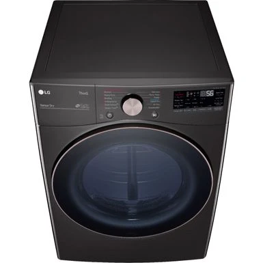 LG - 7.4 Cu. Ft. Stackable Smart Electric Dryer With Steam And Built-In Intelligence - Black Steel 13 LG - 7.4 Cu. Ft. Stackable Smart Electric Dryer With Steam And Built-In Intelligence - Black Steel - Image 11