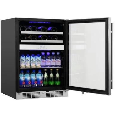 TITAN 24 In. 16 Bottle And 70 Can Wine And Beverage Cooler - 24 Inch 7 TITAN 24 In. 16 Bottle And 70 Can Wine And Beverage Cooler - 24 Inch - Image 5