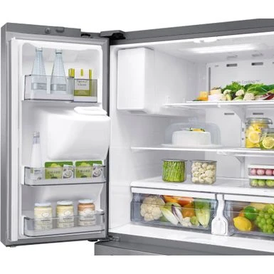 Samsung - 22.6 Cu. Ft. 4-Door French Door Counter Depth Refrigerator With FlexZone Drawer - Stainless Steel 14 Samsung - 22.6 Cu. Ft. 4-Door French Door Counter Depth Refrigerator With FlexZone Drawer - Stainless Steel - Image 12